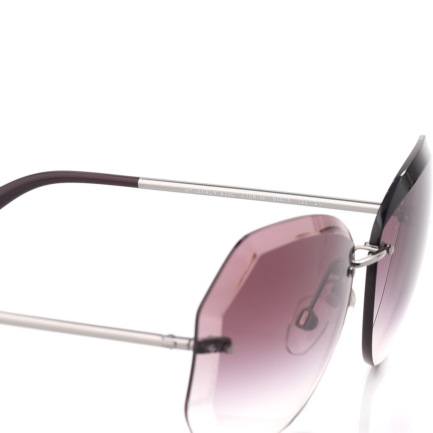 Metal Spring Round Sunglasses 4220 Pink