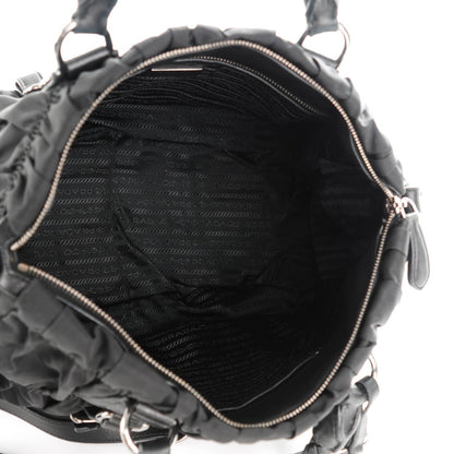 Prada Tessuto Nylon Gaufre Tote Nero Black 5 of 8