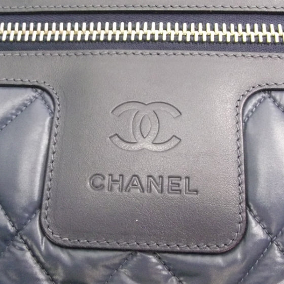 Chanel Nylon Coco Cocoon Large Tote Blue 7 of 11
