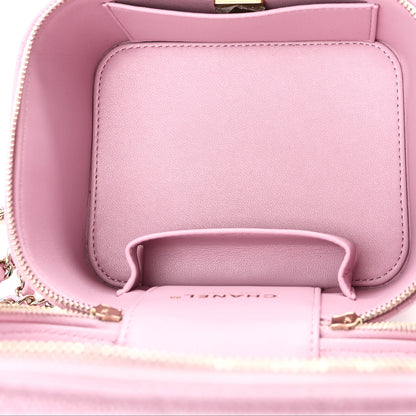 Chanel Caviar Quilted Small CC Vanity Case Pink 5 of 11