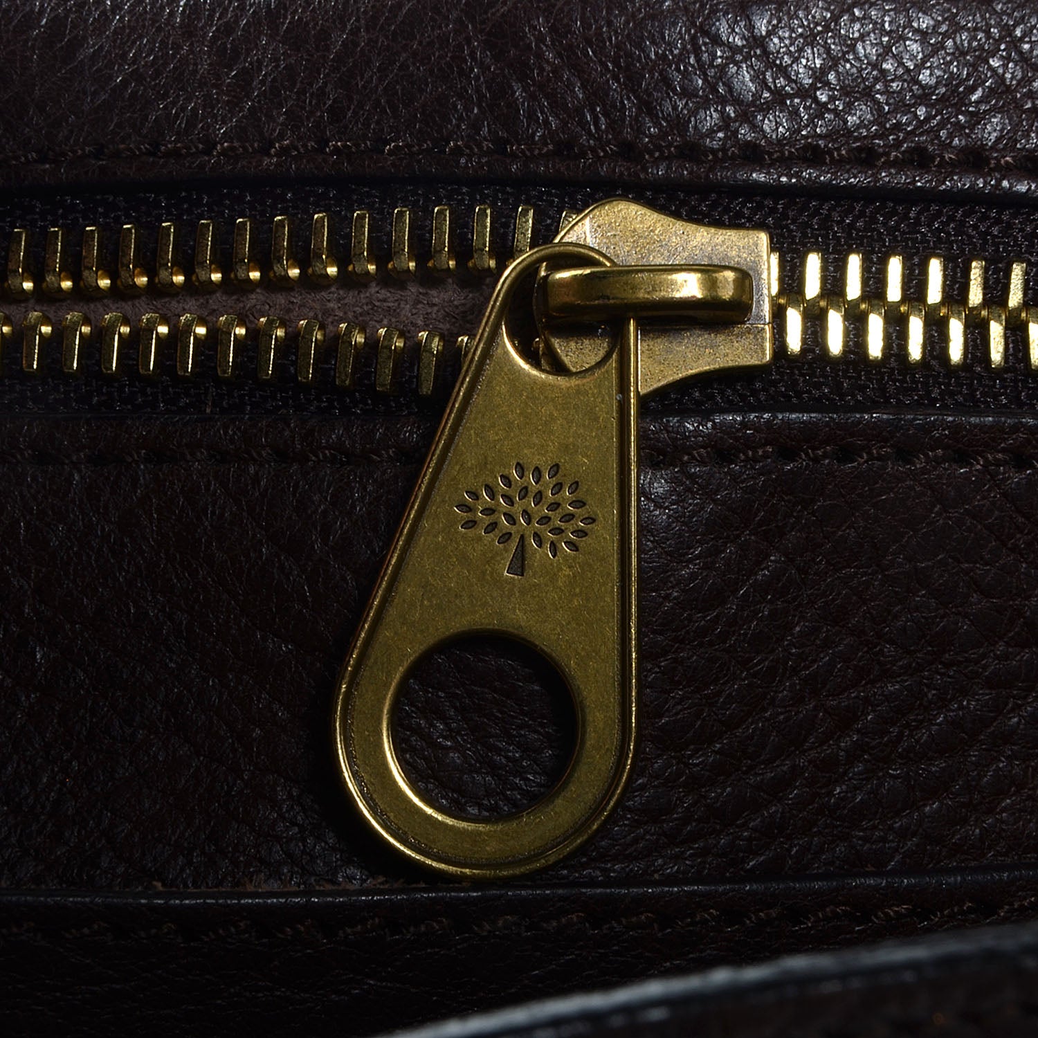 Mulberry Natural Leather Bayswater Chocolate 10 of 12