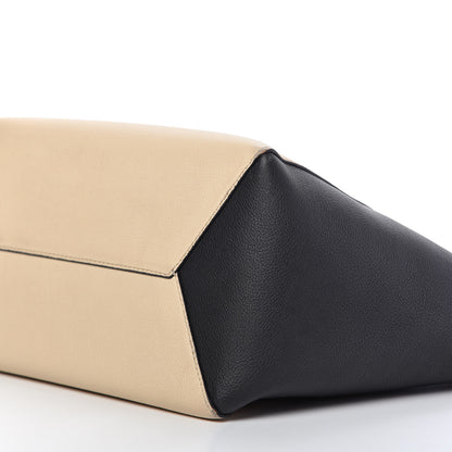 Louis Vuitton Calfskin Lockme Cabas Vanille Black 7 of 15
