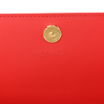 Burberry Grainy Calfskin Logo Henley Wallet On Chain Red 8 of 13