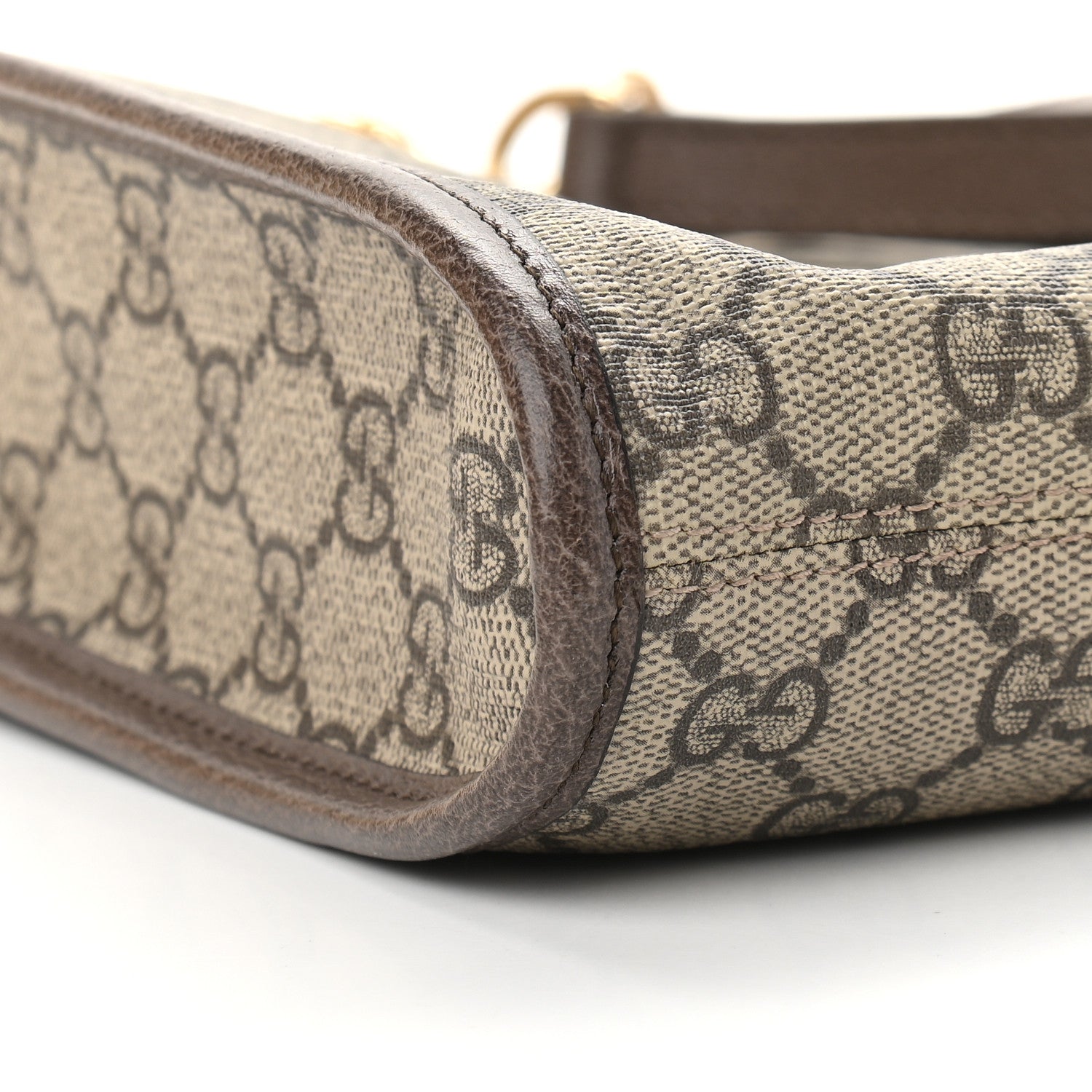 Gucci GG Supreme Monogram Large Rajah Chain Tote Beige New Acero 9 of 9