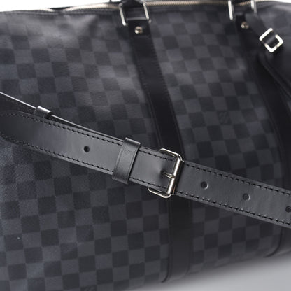 Louis Vuitton Damier Graphite Keepall Bandouliere 55 4 of 12