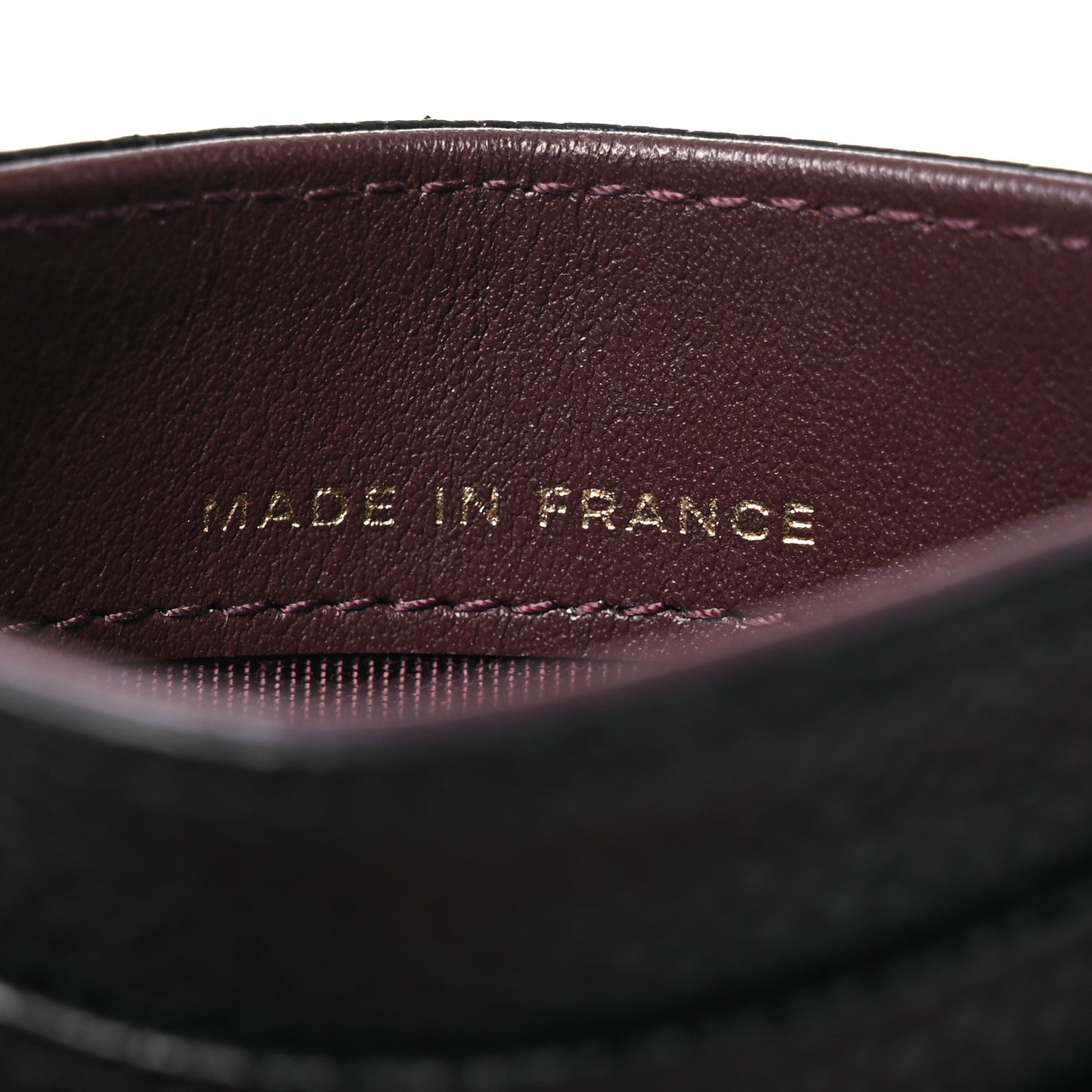 Caviar Quilted Card Holder Black