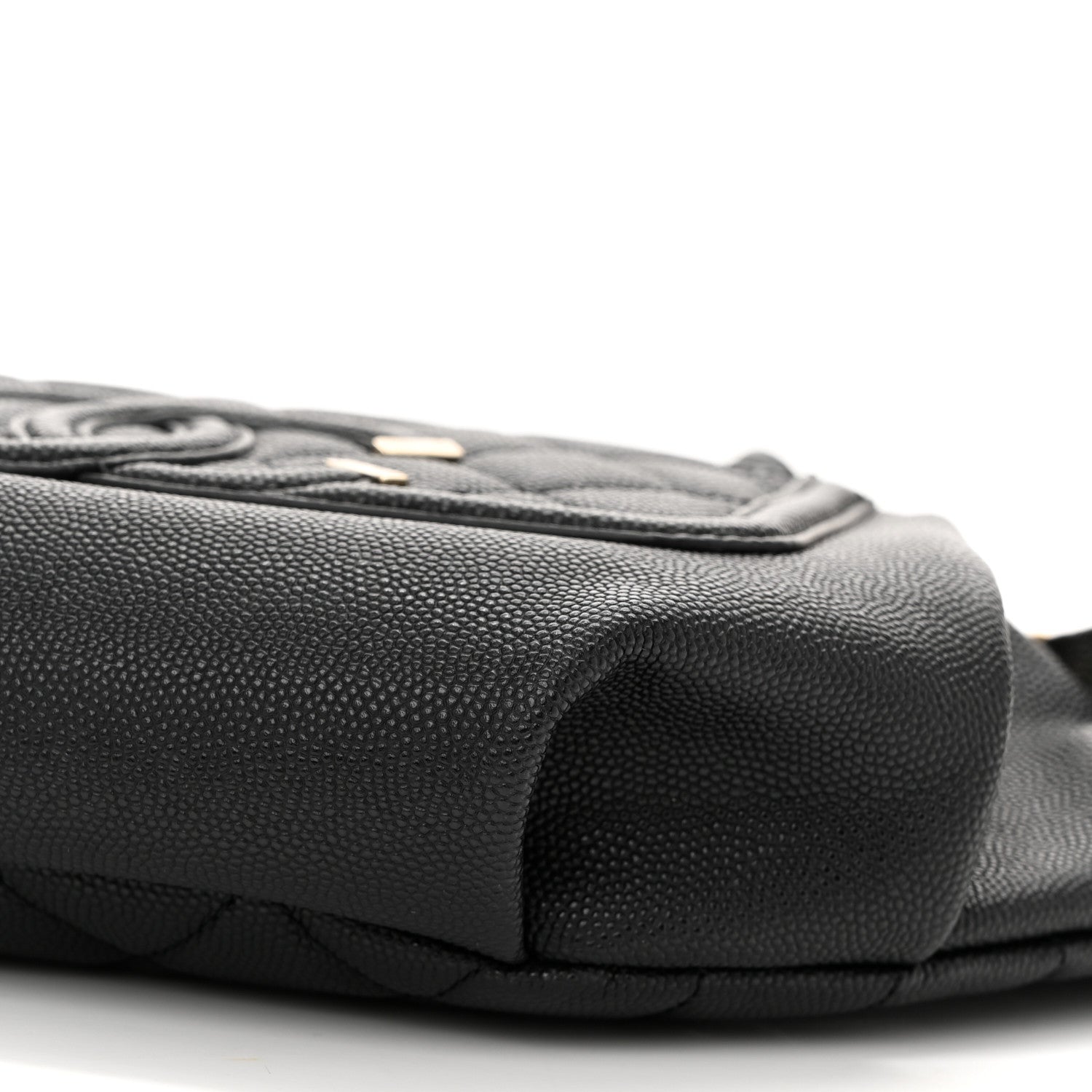 Chanel Caviar Quilted Filigree Waist Bag Black 10 of 10