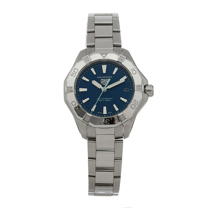 Tag Heuer Stainless Steel 34mm Aquaracer Lady Professional 200 Solargraph Quartz Watch Blue WBP1311 1 of 5