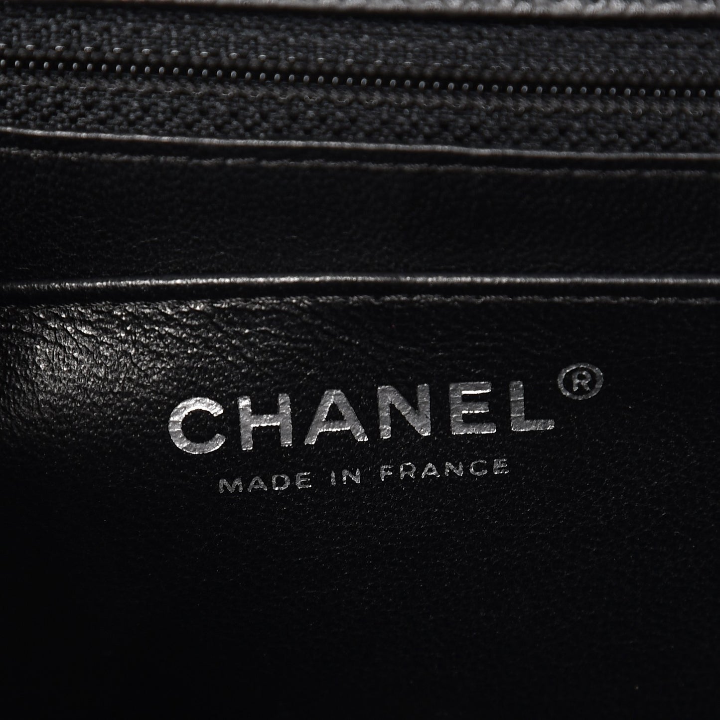 Caviar Quilted Mini Square Flap Black