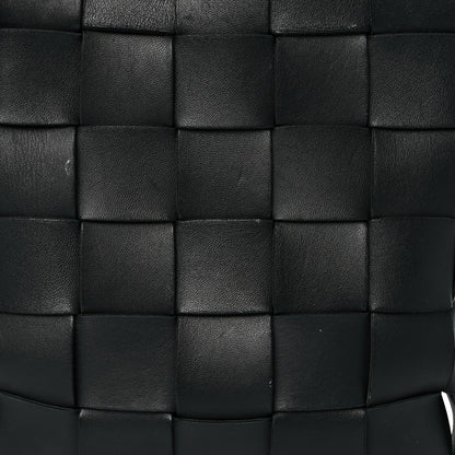 Bottega Veneta Lambskin Maxi Intrecciato Cassette Messenger Black 7 of 15