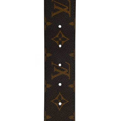 Louis Vuitton Calfskin Monogram 40mm LV Initiales Reversible Belt 90 36 Black 5 of 5