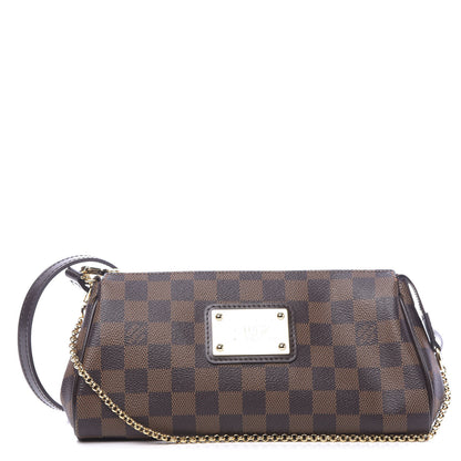 Louis Vuitton Damier Ebene Eva Clutch 1 of 11