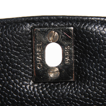 Chanel Caviar Quilted Jumbo Single Flap Black 6 of 9