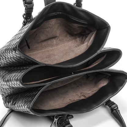 Bottega Veneta Nappa Intrecciato Small Roma Tote Grey 5 of 8
