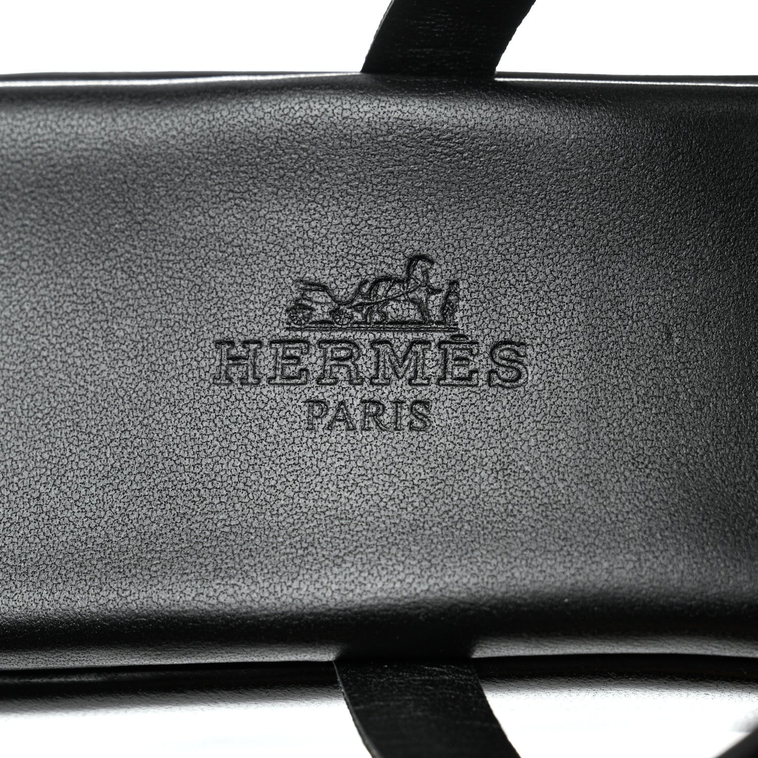 Hermes Nappa Gipsy Sandals 39 Black 7 of 8