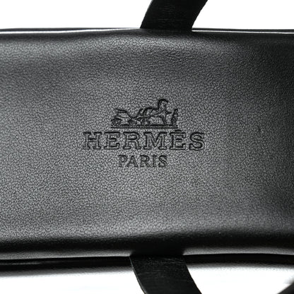 Hermes Nappa Gipsy Sandals 39 Black 7 of 8