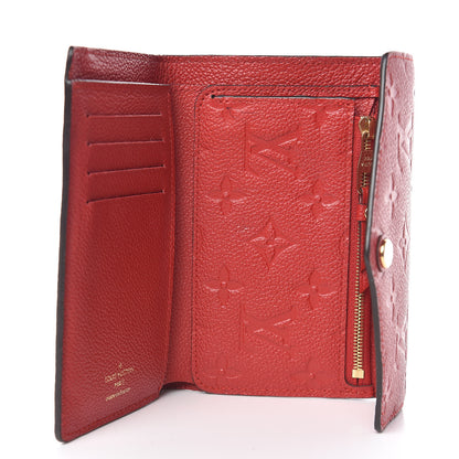 Louis Vuitton Empreinte Compact Curieuse Wallet Cherry 5 of 13