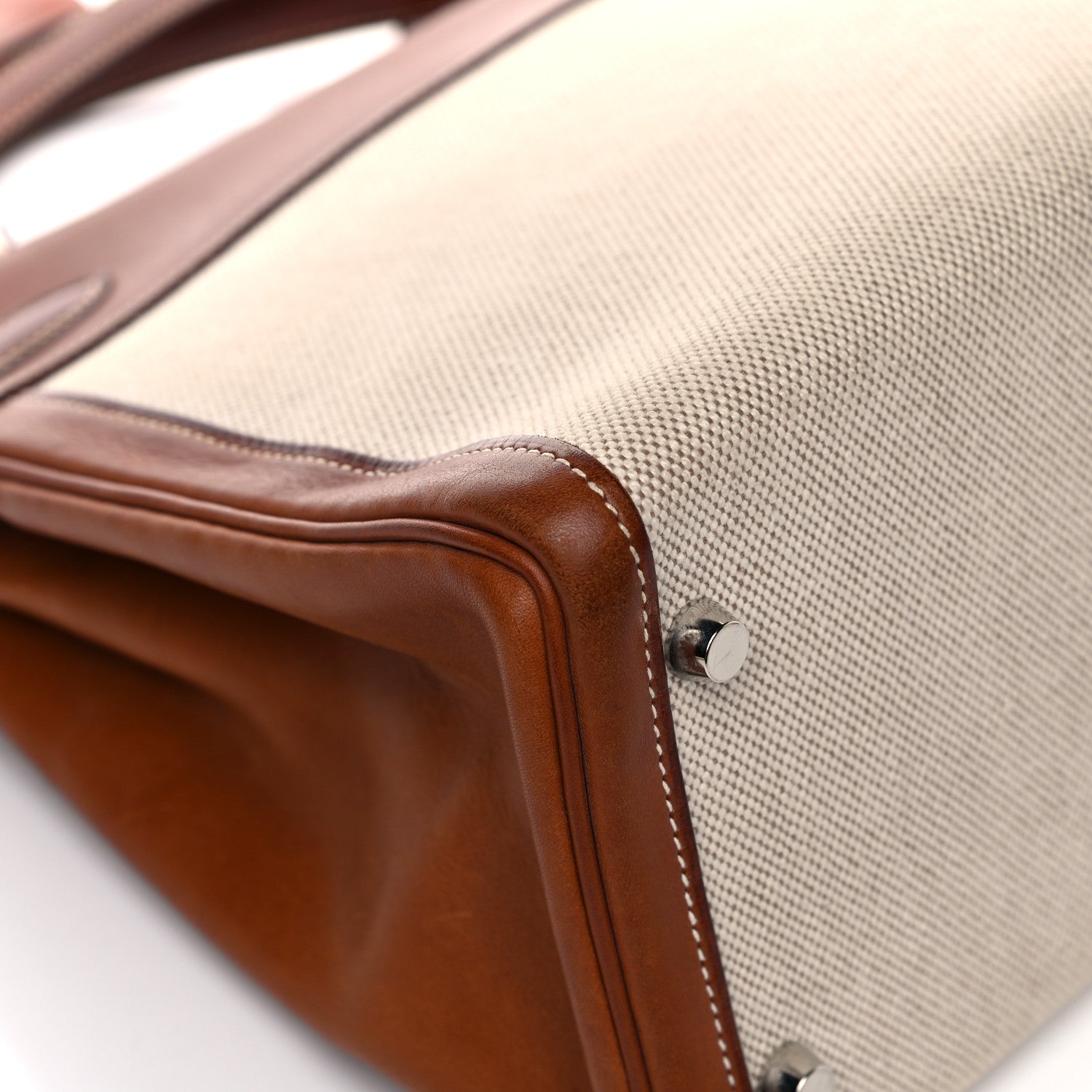 Hermes Toile Barenia Kelly Sellier 32 Fauve 7 of 19