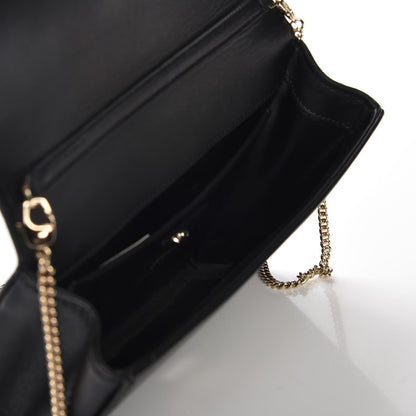 Versace Calfskin Palazzo Chain Evening Bag Black 5 of 6