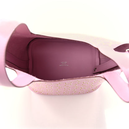 Hermes Swift Micro Lucky Daisy Picotin Lock Mauve Sylvestre 5 of 9