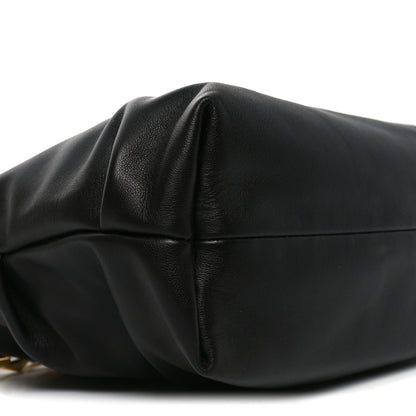 Jimmy Choo Soft Calfskin Small Diamond Hobo Black 8 of 9
