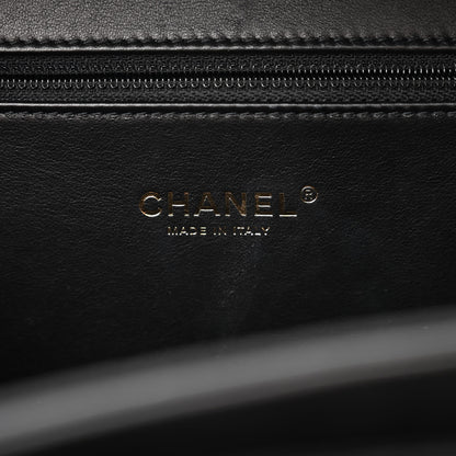Chanel Caviar Quilted Large CC Filigree Vanity Case Black 6 of 10