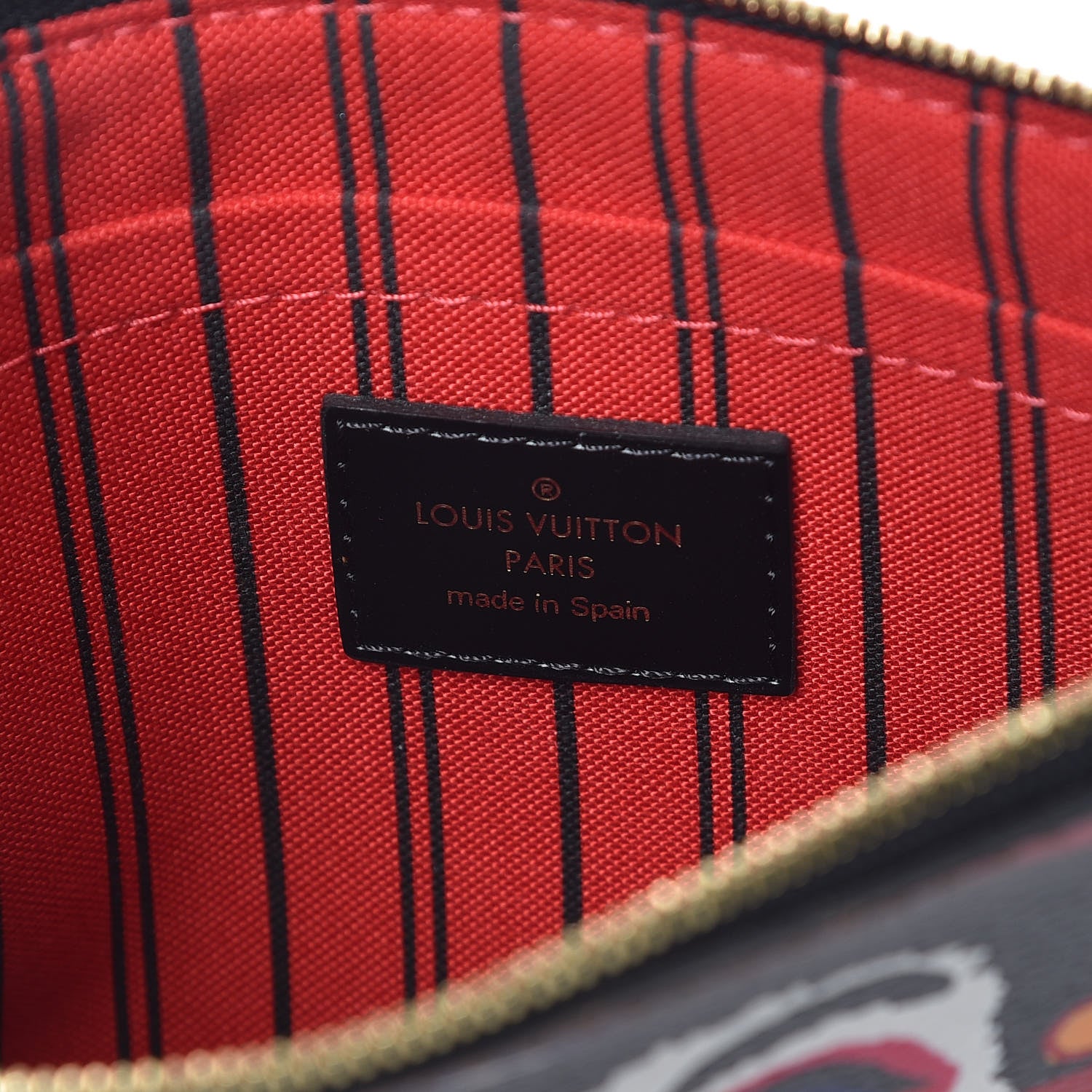 Louis Vuitton Reverse Monogram Kabuki MM GM Pochette 6 of 7
