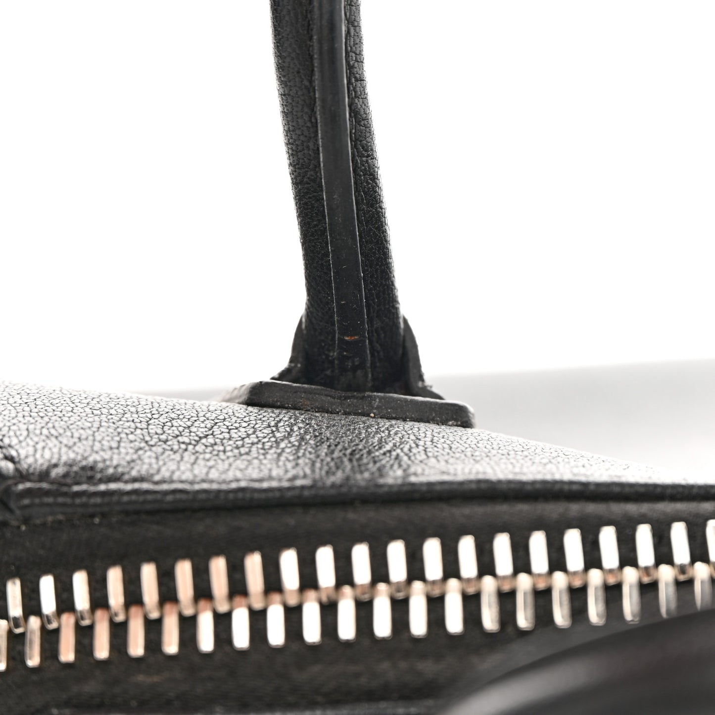 Sugar Goatskin Mini Antigona Black