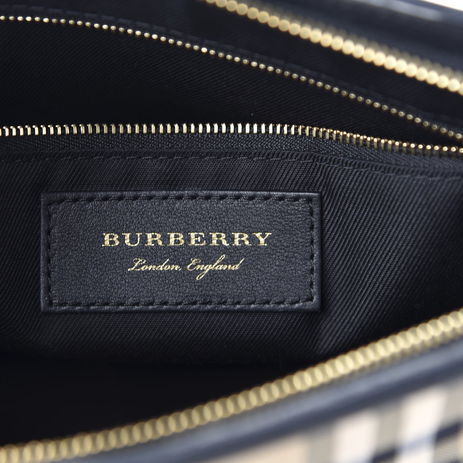 Burberry Horseferry Check Small Chichester Crossbody Clutch Bag Black 10 of 11