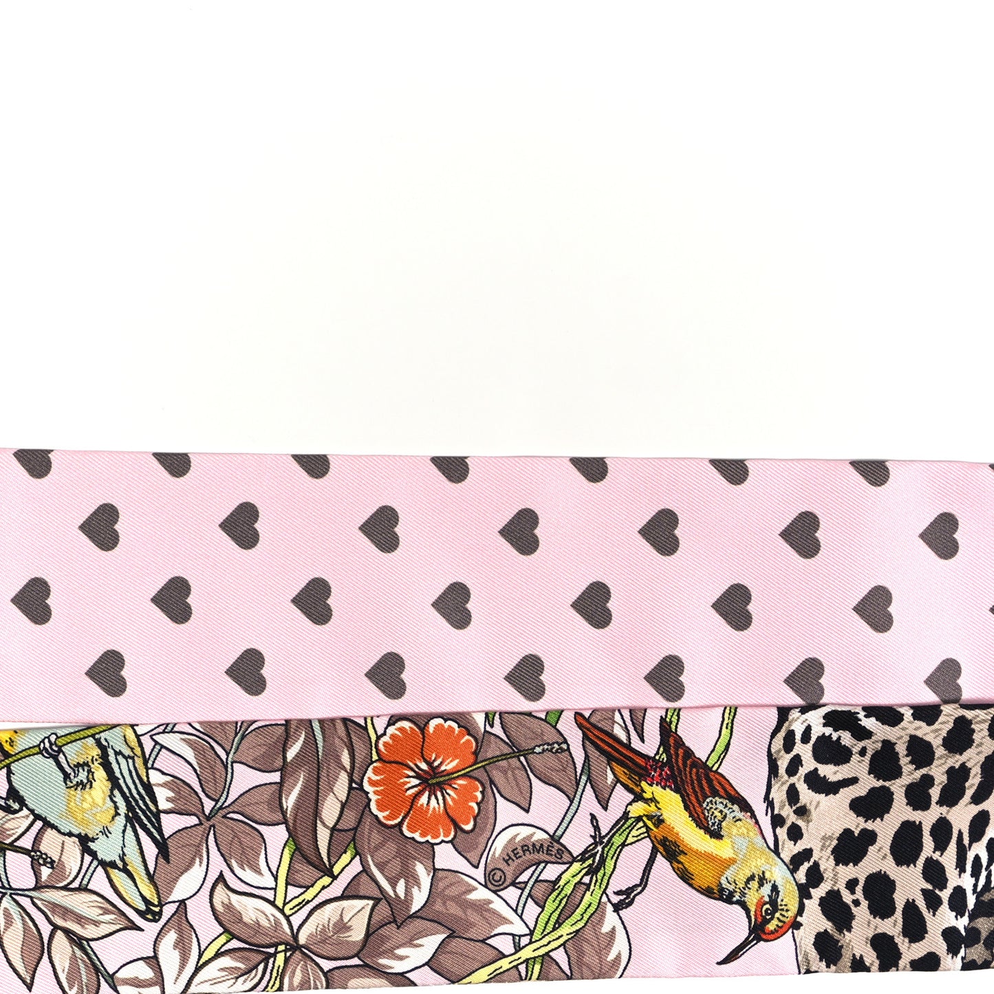 Silk Jungle Love Love Twilly Rose Pale Etoupe