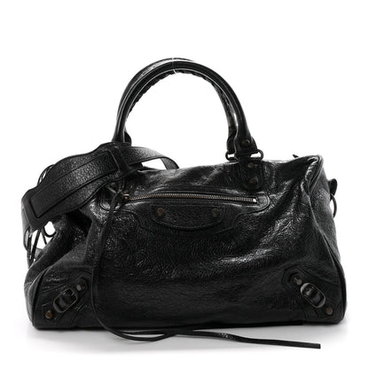 Balenciaga Agneau Classic Hardware Boston  Black 1 of 11