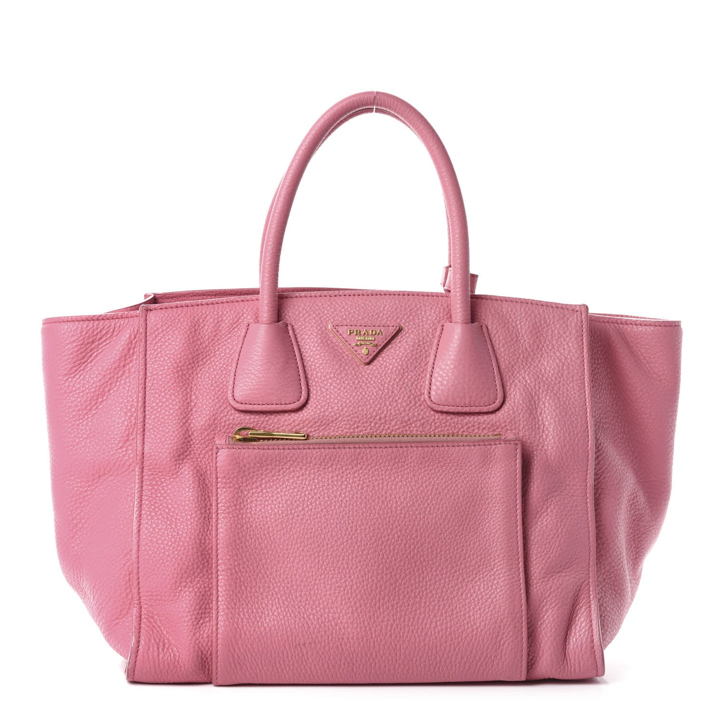 Vitello Daino Shopping Tote Begonia