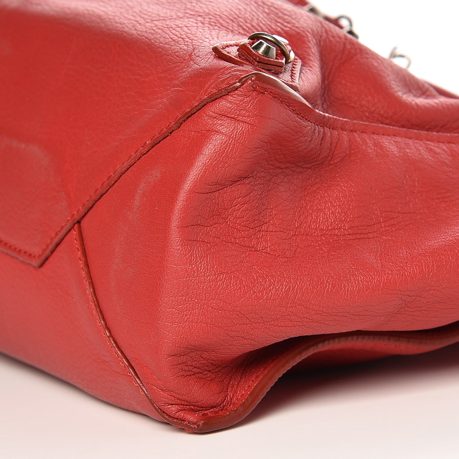 Balenciaga Veau Souple Papier Mini A4 Tote Rouge 12 of 15