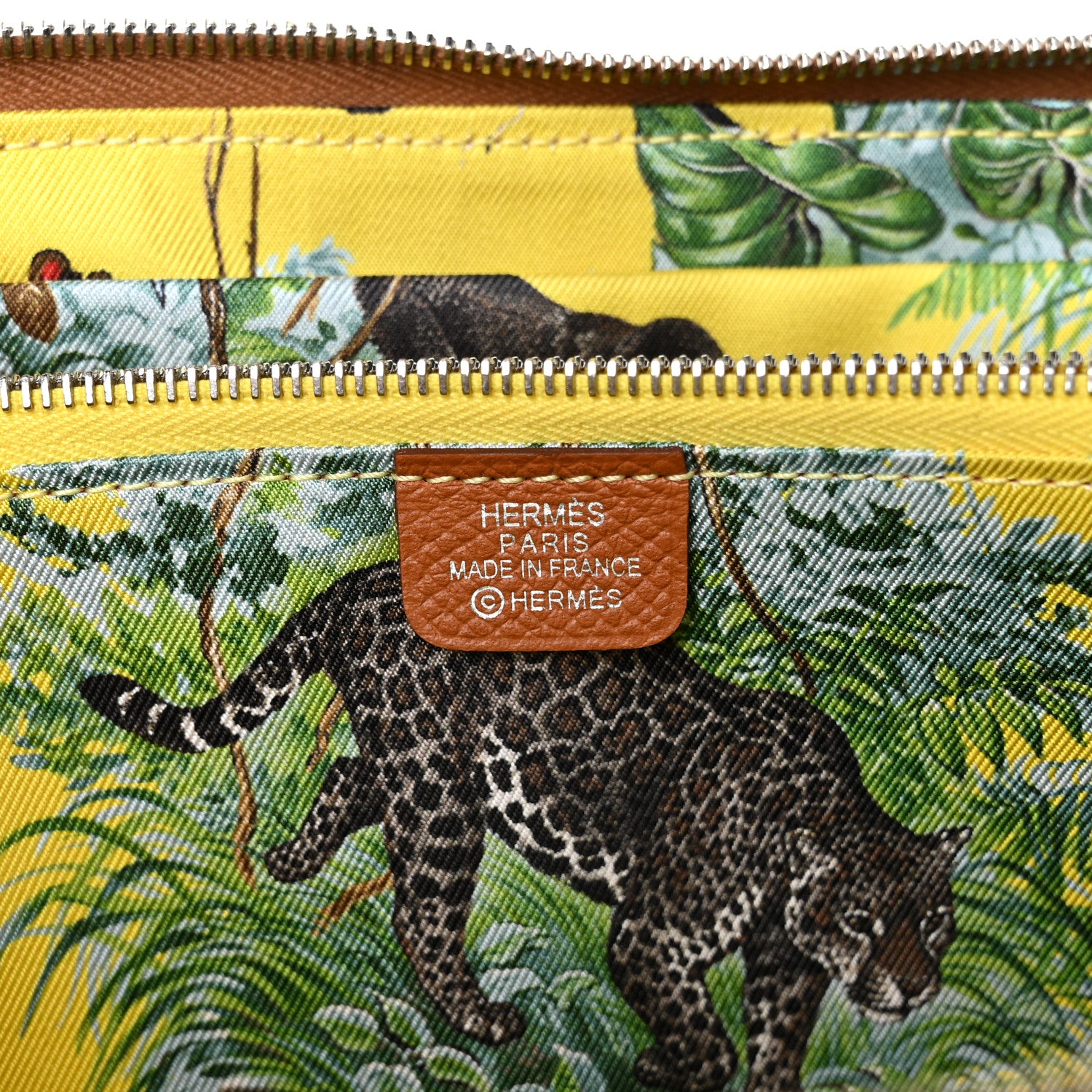 Hermes Epsom Silk'In Wallet Gold Jaune De Naples 6 of 9