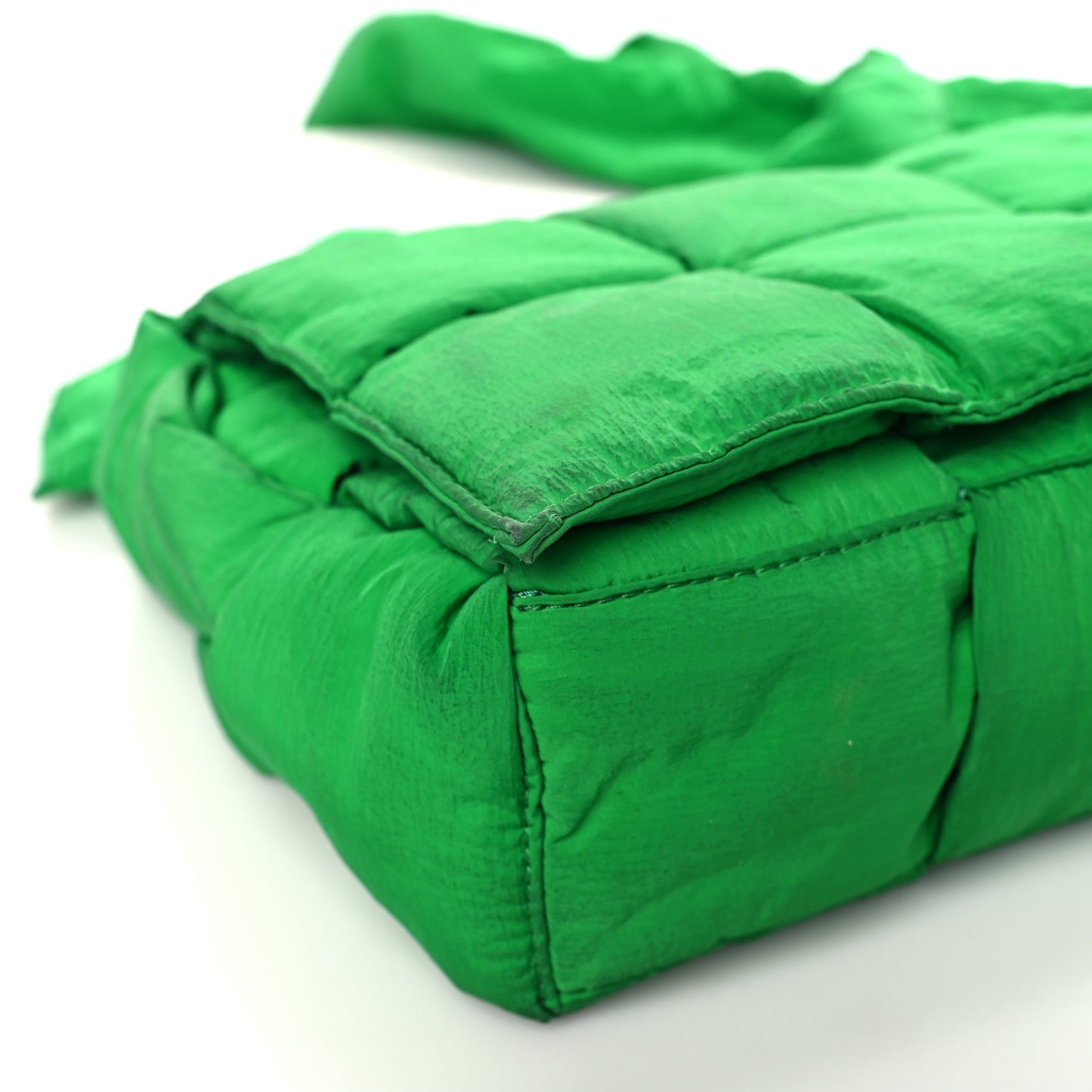 Nylon Intrecciato Padded Tech Cassette Bag Parakeet