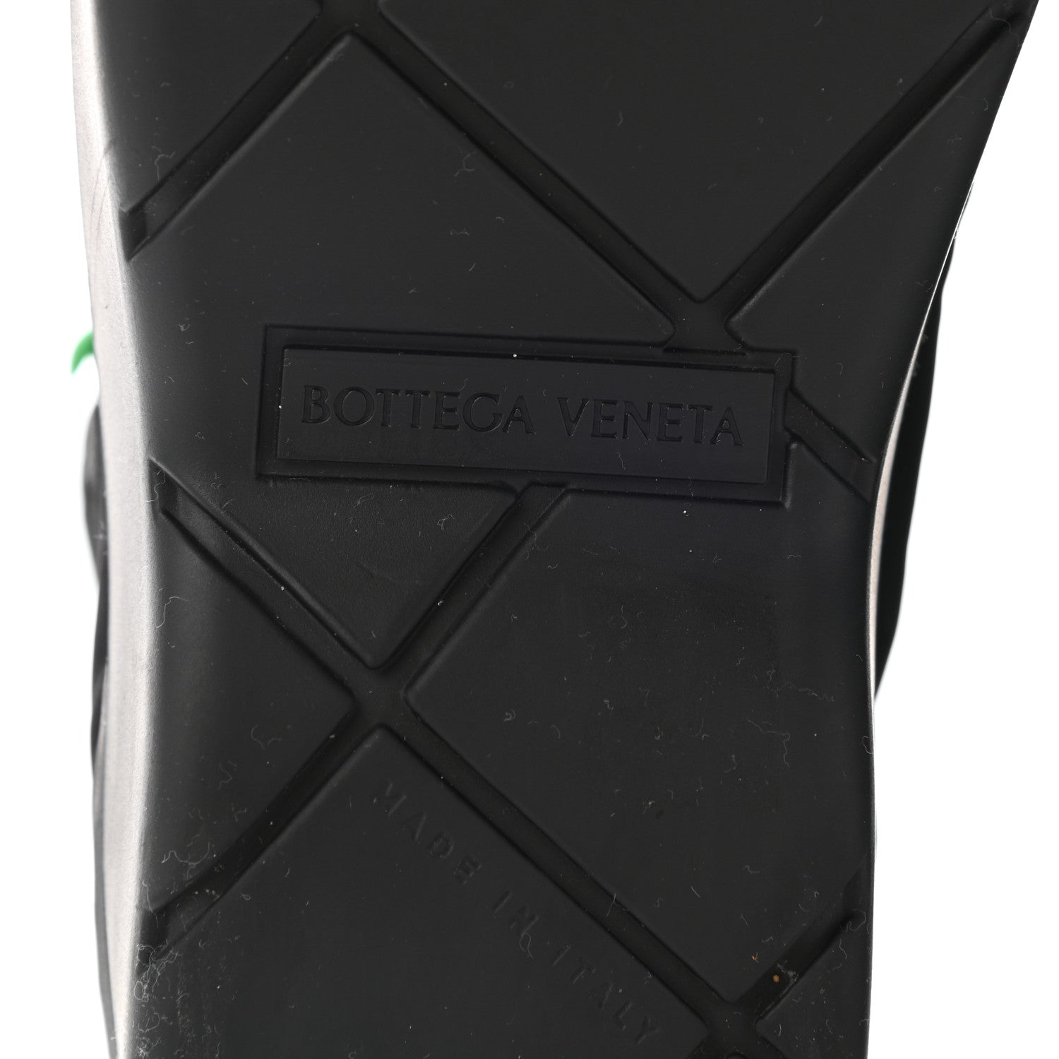 Bottega Veneta Technical Fabric Rubber Puddle Bomber Boots 38 Black Grass 7 of 10