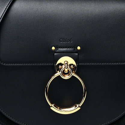 Chloe Calfskin Suede Large Tess Bag Black 7 of 9