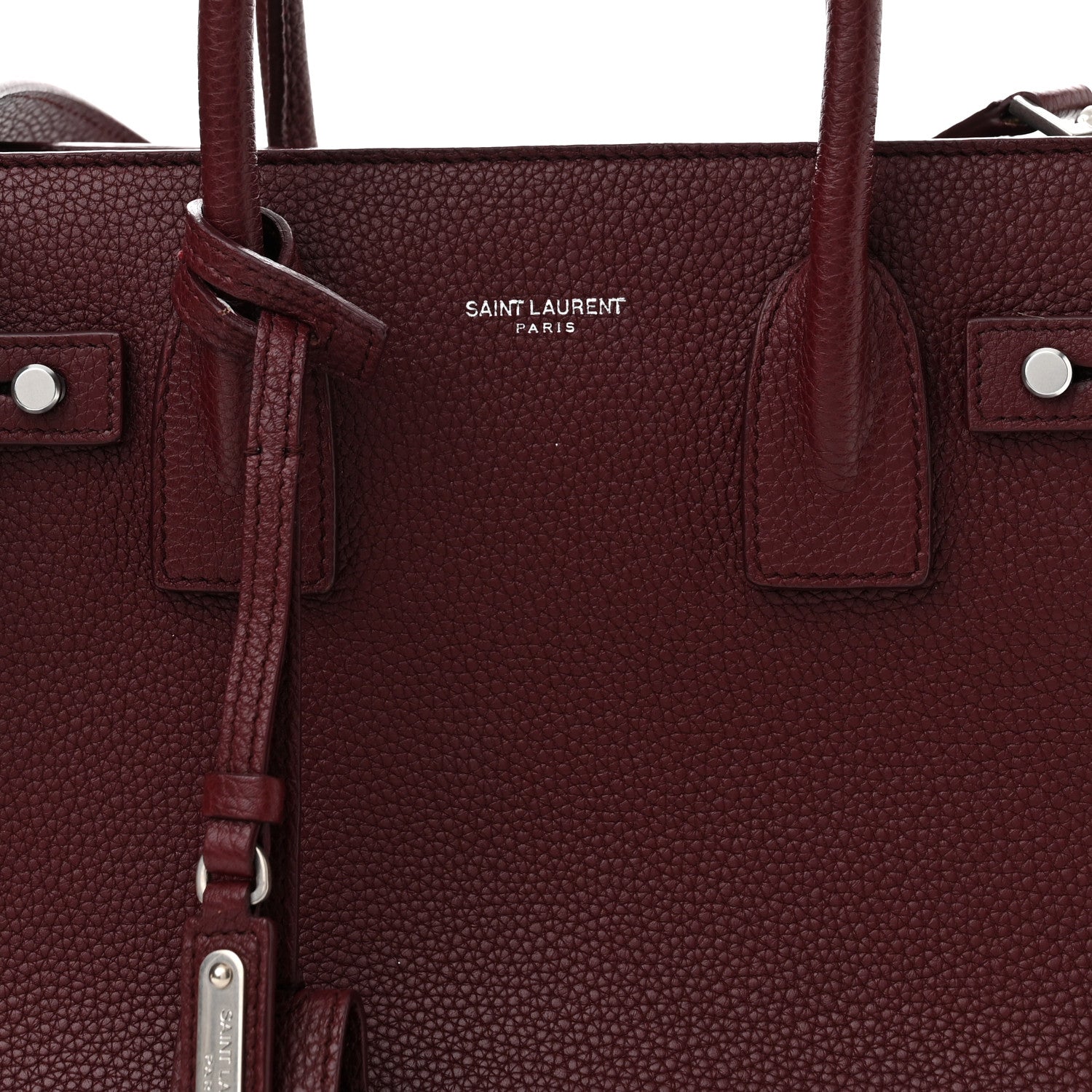 Saint Laurent Grained Calfskin Baby Supple Sac De Jour Palissandre 9 of 16