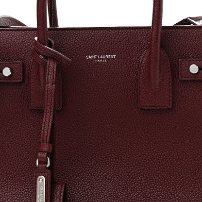 Saint Laurent Grained Calfskin Baby Supple Sac De Jour Palissandre 9 of 16