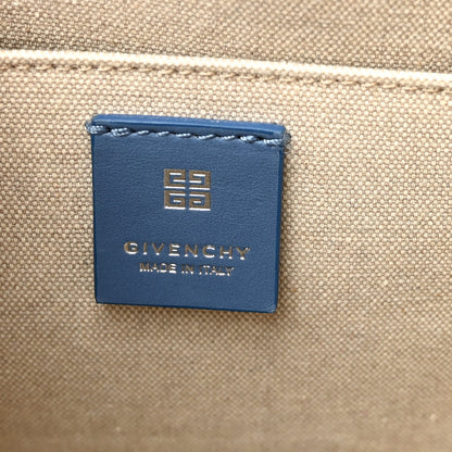 Givenchy Denim 4G Medium Chain Tote Blue 6 of 10