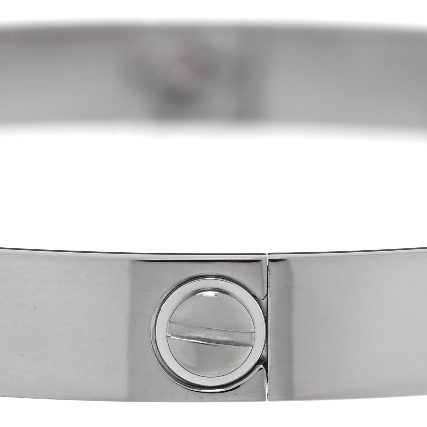 18K White Gold LOVE Bracelet 19