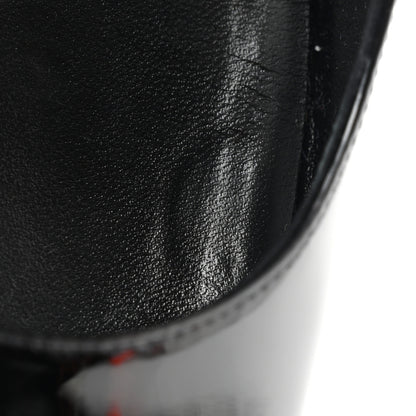 Christian Louboutin Patent Calfskin Condora Sling 100 Pumps 39.5 Black 7 of 10