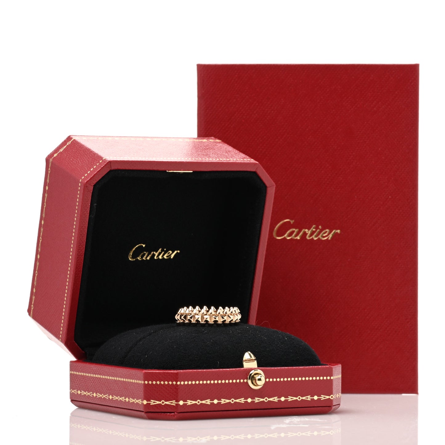 18K Pink Gold SM Clash De Cartier Ring 51 5.75