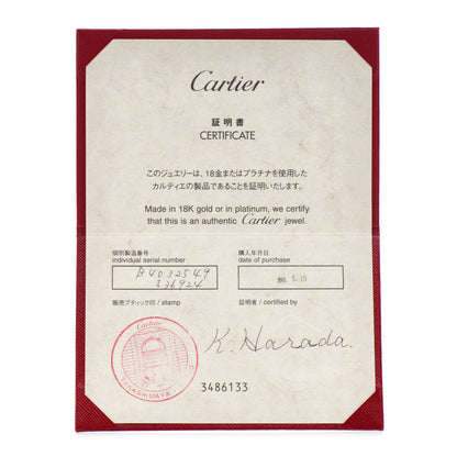 Cartier 18K White Gold 3 Diamond 5.5mm LOVE Ring 49 5 5 of 5