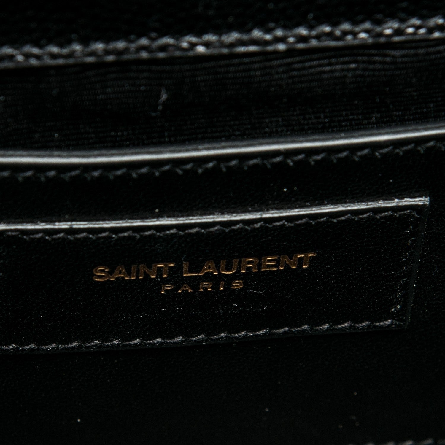 Saint Laurent Grain De Poudre Small Classic Monogram Satchel Black 6 of 8