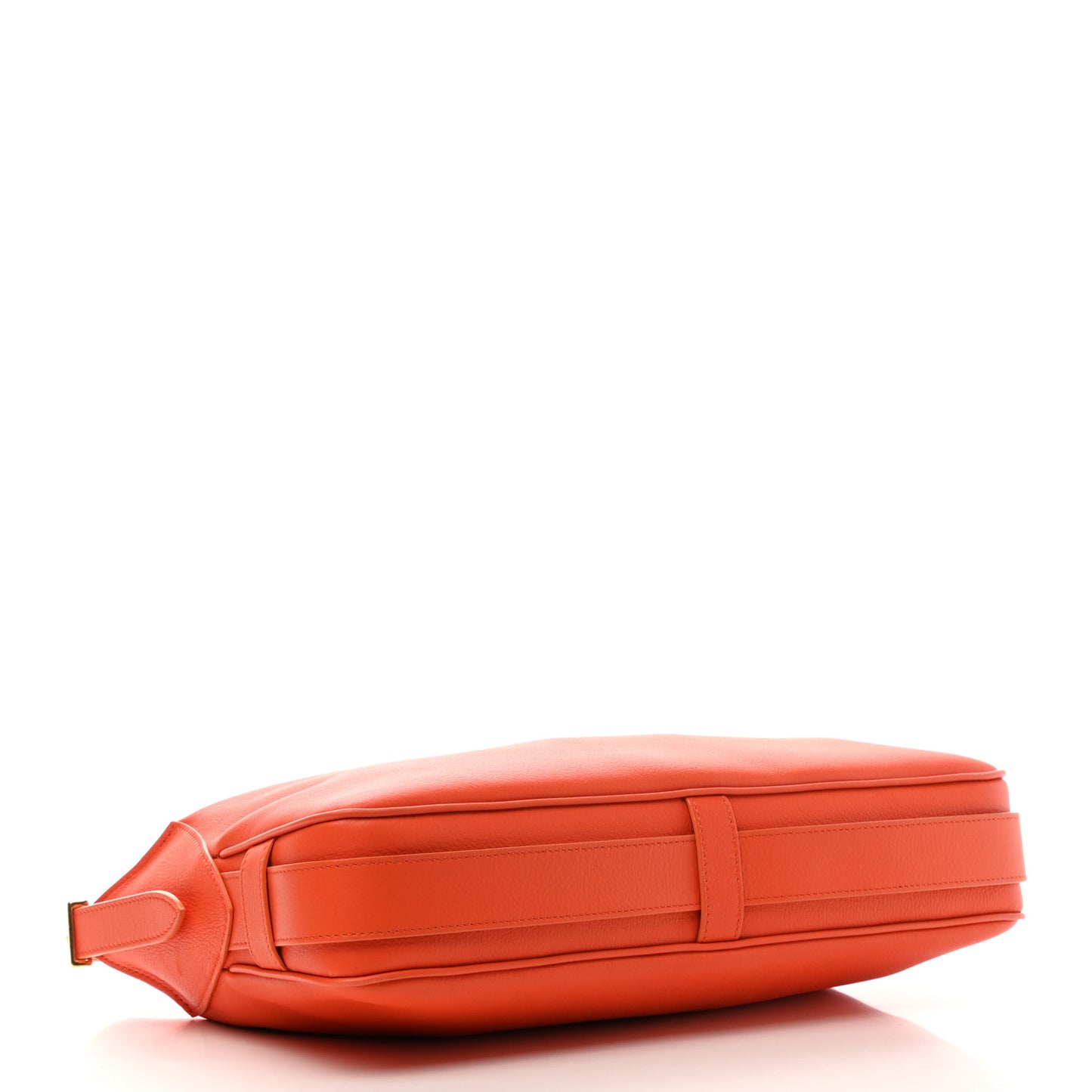 Supple Calfskin Medium Romy Shoulder Bag Pop Orange