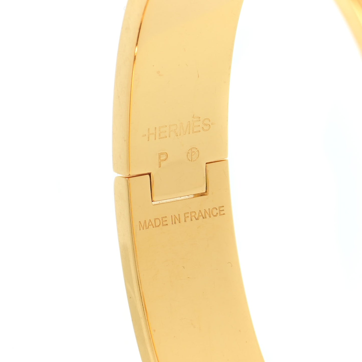 Enamel Narrow Clic Clac H Bracelet PM Orange