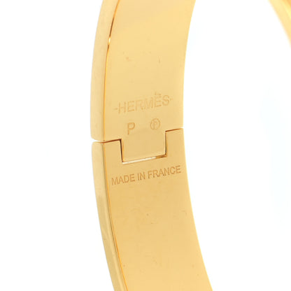 Hermes Enamel Narrow Clic Clac H Bracelet PM Orange 5 of 7