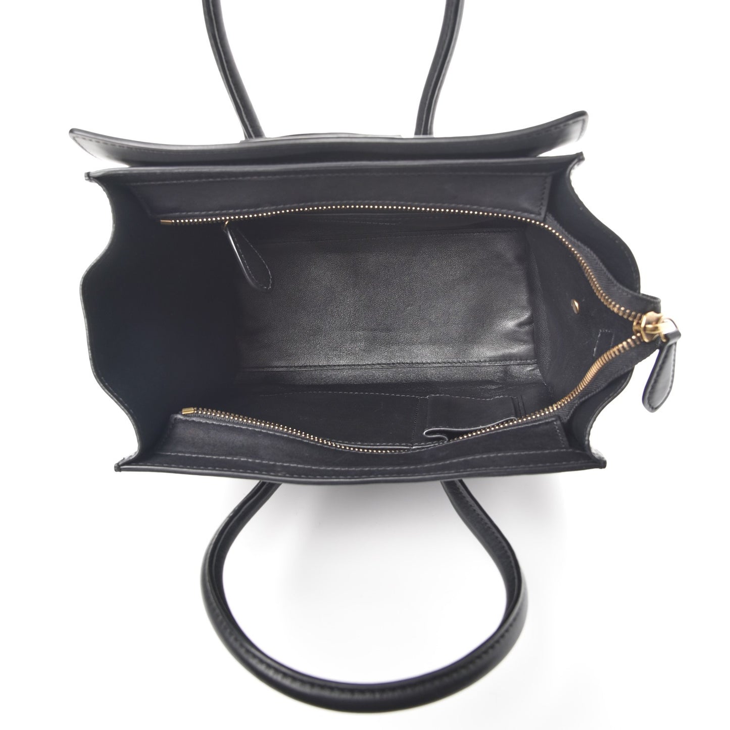 Smooth Calfskin Micro Luggage Black