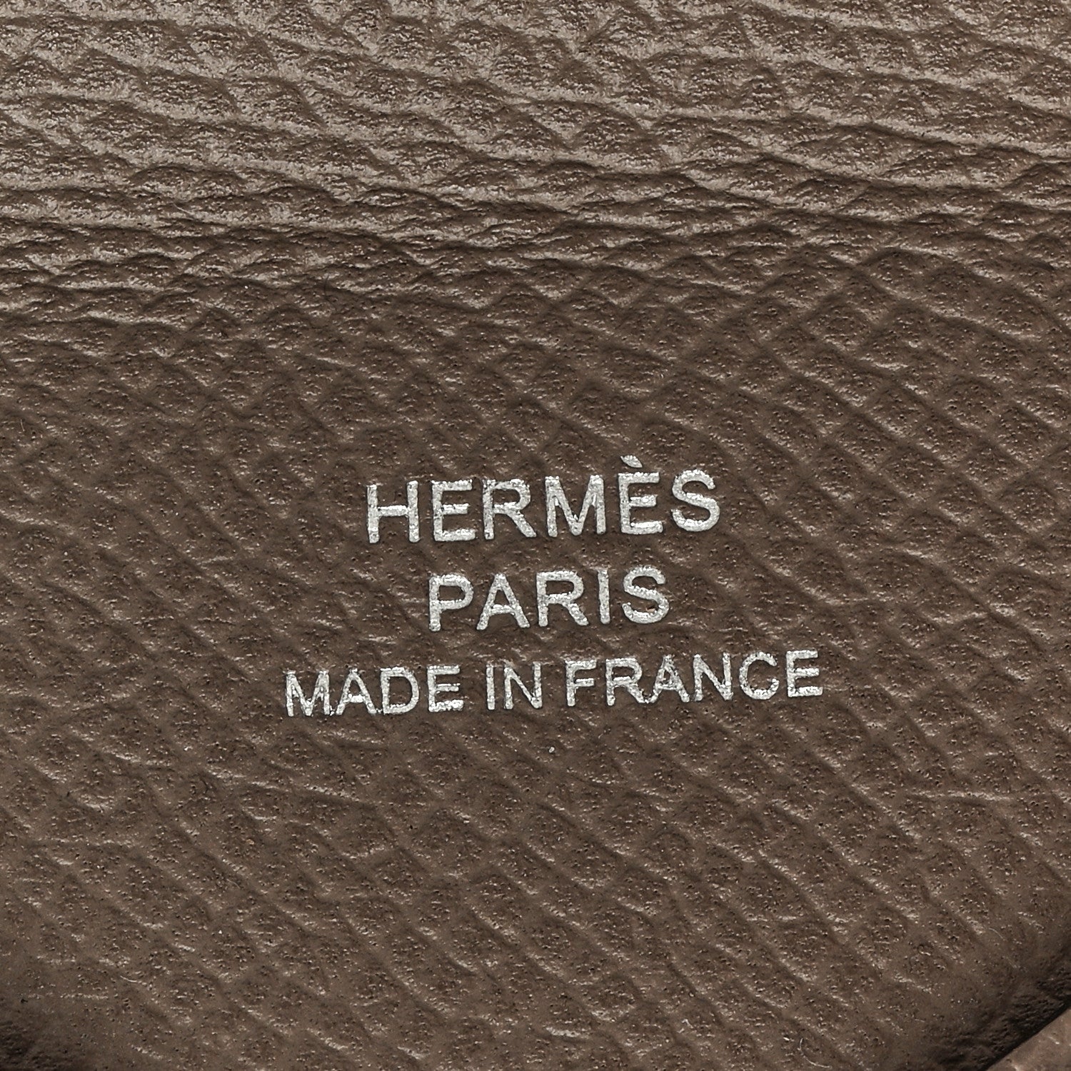Hermes Epsom Calvi Card Case Gris Asphalt 6 of 7